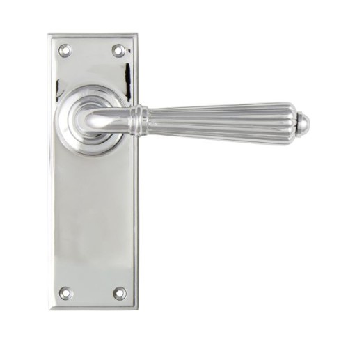 HINTON LEVER HANDLE ON BACKPLATE